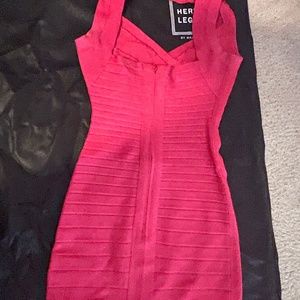 Herve Leger long gown
